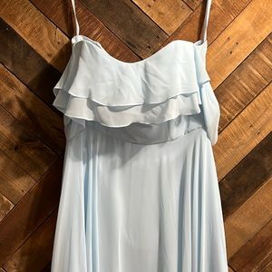 Light Blue Bridesmaid Dress
